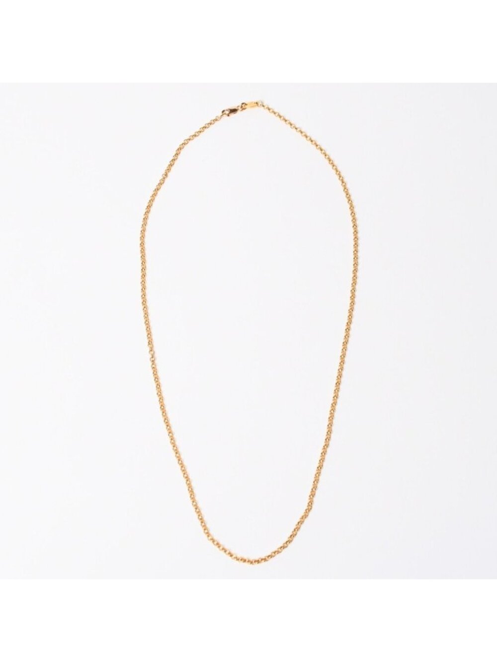Chrome Hearts 22k Roll Chain Necklace Weight 51.5